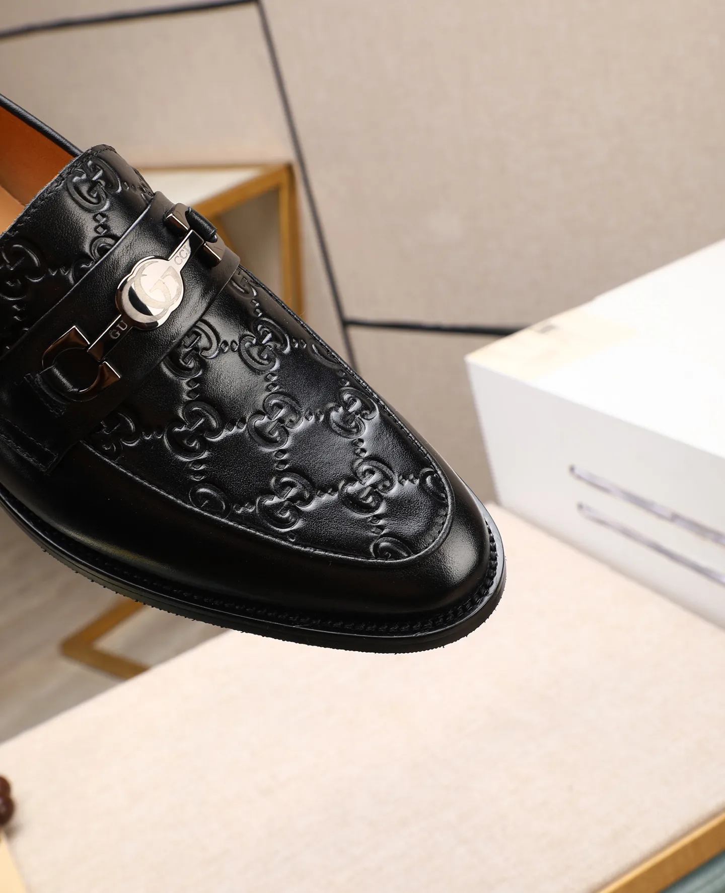 Men's shoes 💰520 📛📛Original (water-dyed cow lining) GUCCI official website formal shoes🌀 Italian 🇮🇹Imported cowhide➕Top imported water-dyed cowhide lining💋Finely handmade Original bottom, the real thing looks better when photographed in person Standard size 38-44